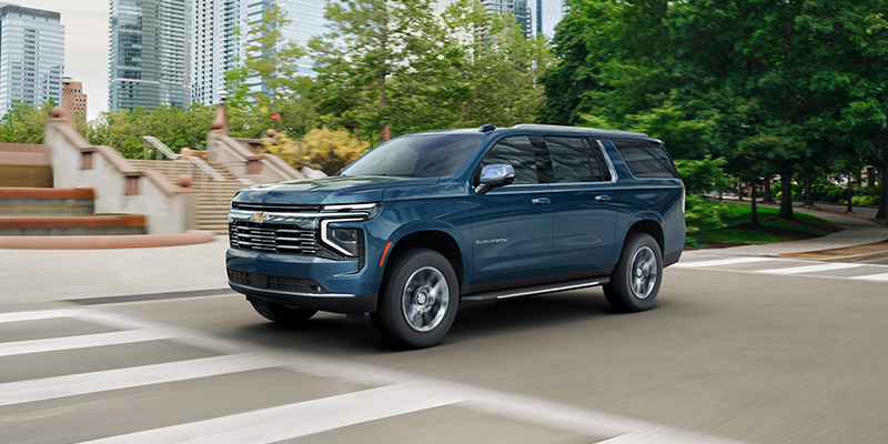 2026 Chevrolet Suburban on road