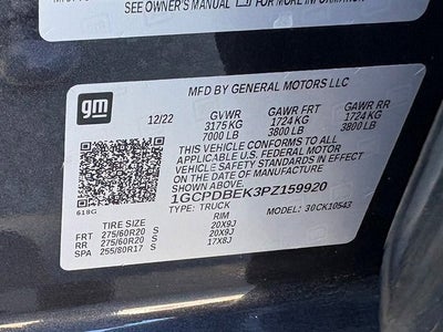 2023 Chevrolet Silverado 1500 4WD Crew Cab Short Bed Custom