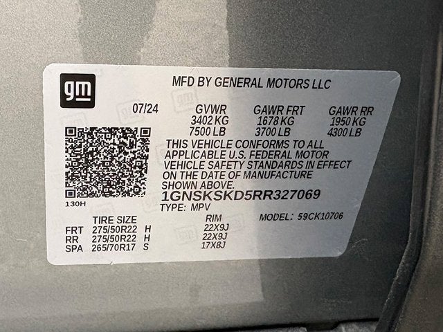 2024 Chevrolet Tahoe 4WD Premier