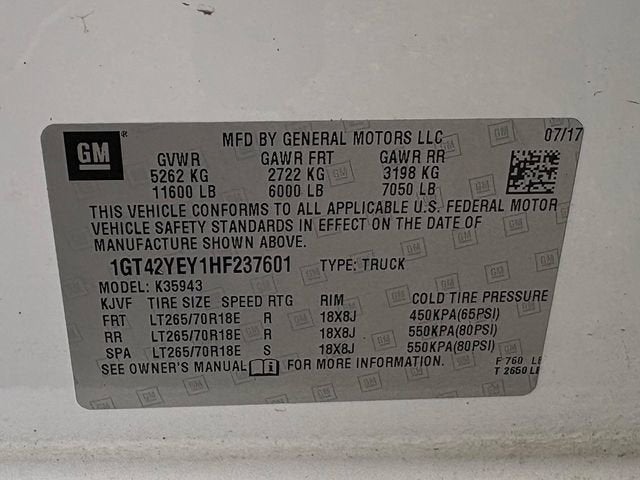 2017 GMC Sierra 3500HD Denali