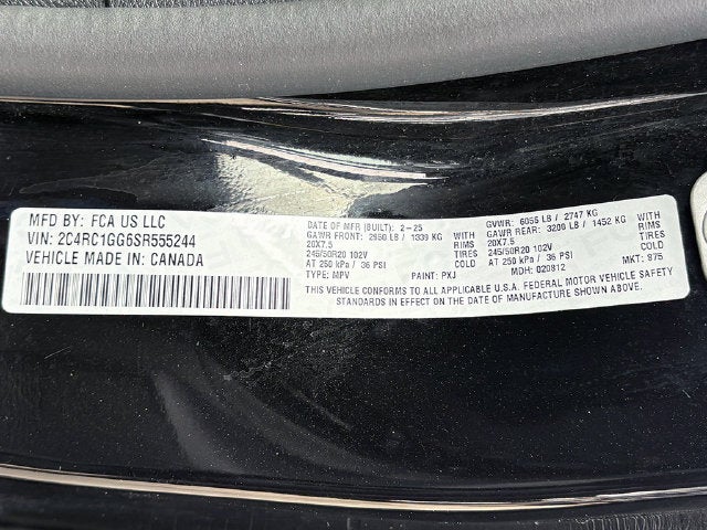 2025 Chrysler Pacifica Limited
