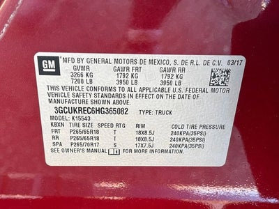 2017 Chevrolet Silverado 1500 2LT