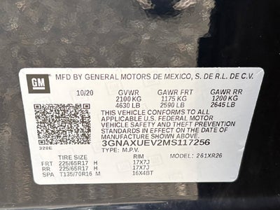 2021 Chevrolet Equinox AWD LT