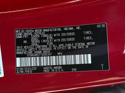 2026 Toyota Grand Highlander Hybrid Limited