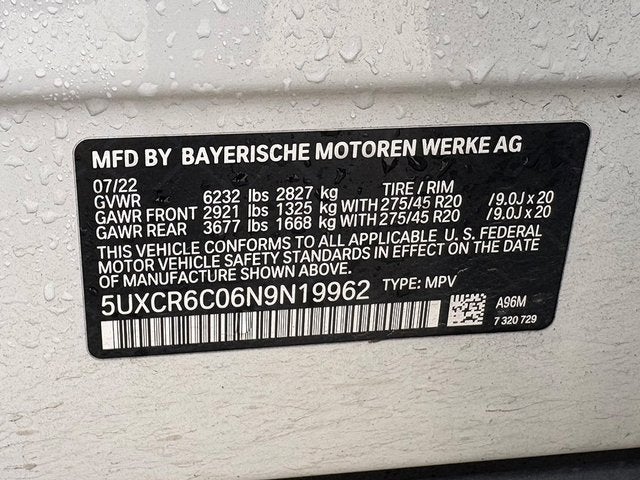 2022 BMW X5 xDrive40i