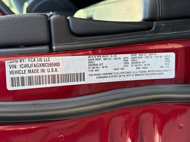 2021 Jeep Grand Cherokee Laredo X