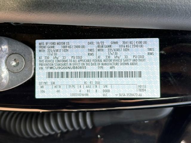 2022 Ford Escape SE