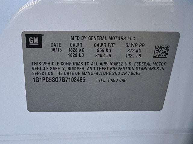 2016 Chevrolet Cruze Limited LS