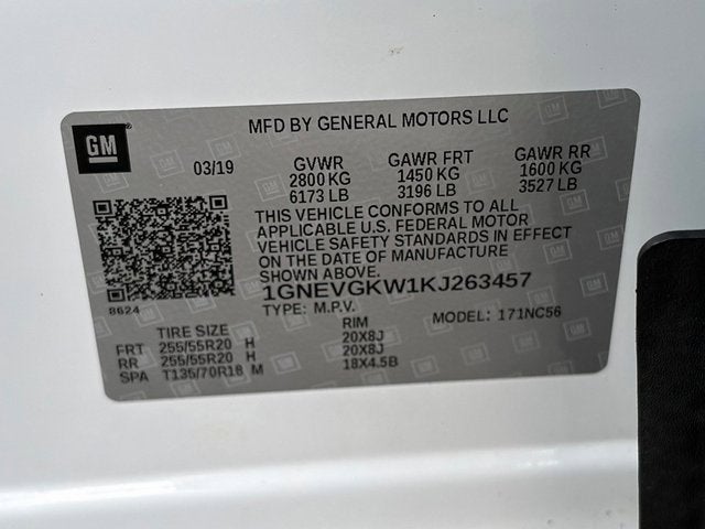 2019 Chevrolet Traverse LT Cloth