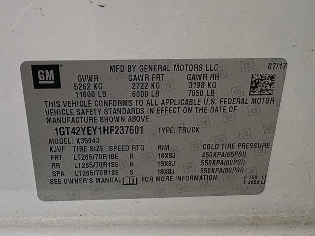 2017 GMC Sierra 3500 HD Denali