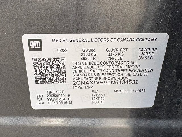 2022 Chevrolet Equinox RS