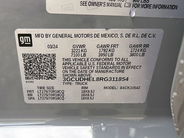 2024 Chevrolet Silverado 1500 ZR2