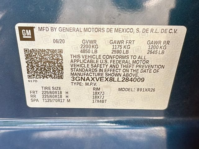 2020 Chevrolet Equinox LT