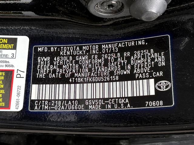 2013 Toyota Camry SE