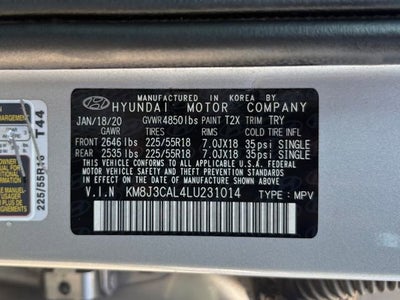 2020 Hyundai Tucson Ultimate